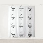 カスタムロゴイベントバックドロップ ステップアンドリピート タペストリー (正面)