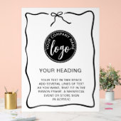 カスタムロゴイベントリボンフレーム記号 アクリルサイン (ウェディング)