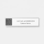 カスタムロゴエグゼクティブブラックプロフェッショナルドアサイン サインプレート (正面)