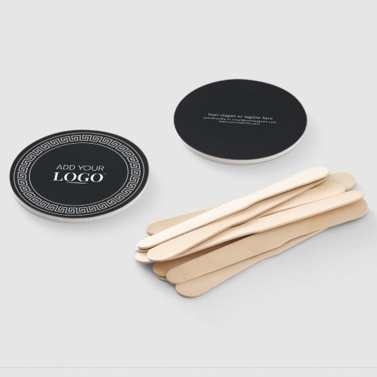 カスタムロゴエレガントの企業の促進ミニマル ハンドファン (組立なし)