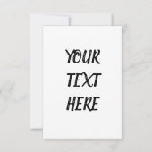 カスタムロゴエレガントモダンサンキューカード サンキューカード (裏面)