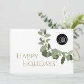 カスタムロゴエレガントユーカリリースグリーン金ゴールド シーズンカード (スタンド正面)