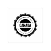 カスタムロゴオフィス木製ハンドルジェットブラック ラバースタンプ (インプリント)