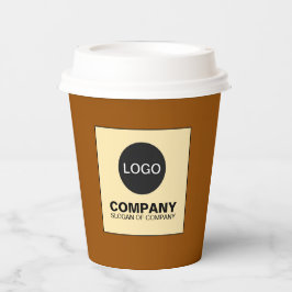 カスタムロゴカップ | 蓋つきコーヒーカップのブランド 紙コップ