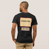 カスタムロゴカラーブレンド Tシャツ (裏面フル)