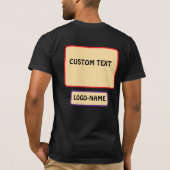 カスタムロゴカラーブレンド Tシャツ (裏面)