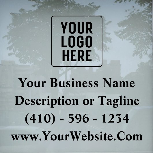 カスタムロゴカー広告ビジネスマーケティング ウィンドウサイン