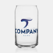 カスタムロゴガラス – 会社パーソナライズされた飲み物用品 ガラス缶 (裏面)