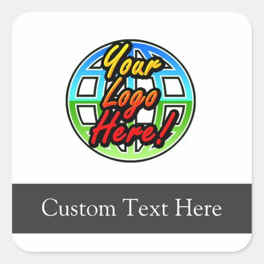 カスタムロゴギフ企業のト スクエアシール (正面)