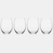 カスタムロゴクライアントギフトワイングラス飲み物用品セット ステムなしワイングラス (左)