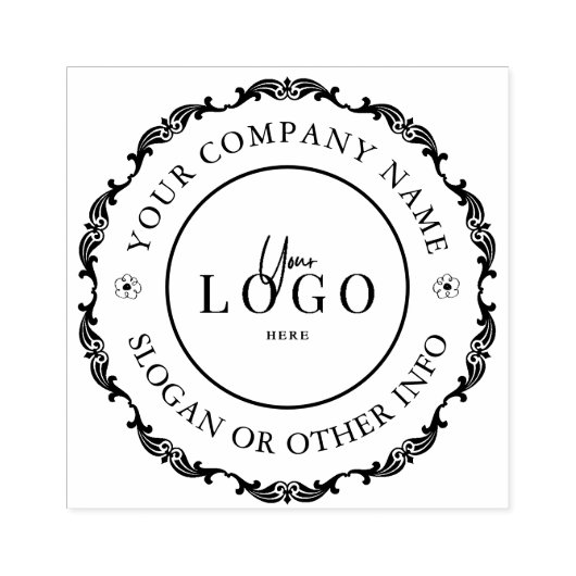 カスタムロゴクラシックゴム印 ラバースタンプ (インプリント)