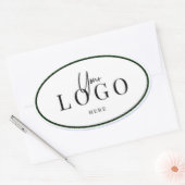 カスタムロゴクラシック 楕円形シール (封筒)