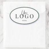 カスタムロゴクラシック 楕円形シール (バッグ)