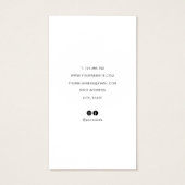 カスタムロゴクラフトイヤリングジュエリー表示カード (裏面)