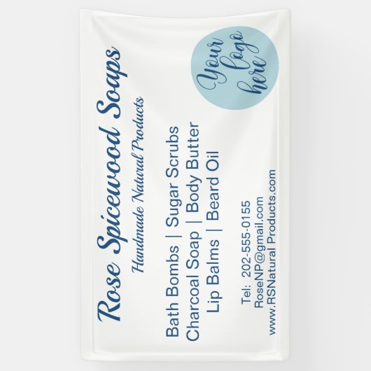 カスタムロゴクラフトフェア 横断幕 (縦)