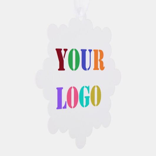 カスタムロゴクリスマスオーナメントカード オーナメントカード (右)