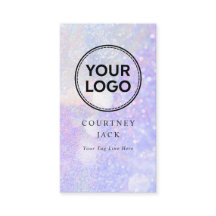  カスタムロゴグリッター《写真》ぼけ味モダンHolographic Busi