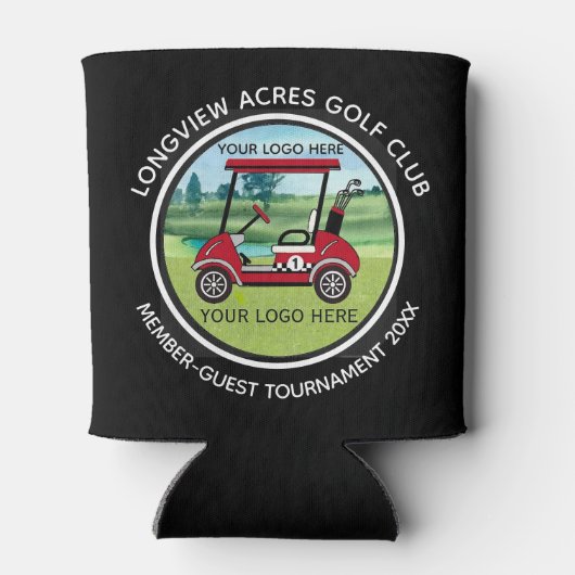 カスタムロゴゴルフクラブスワッグリーグ大会 缶クーラー (裏面)