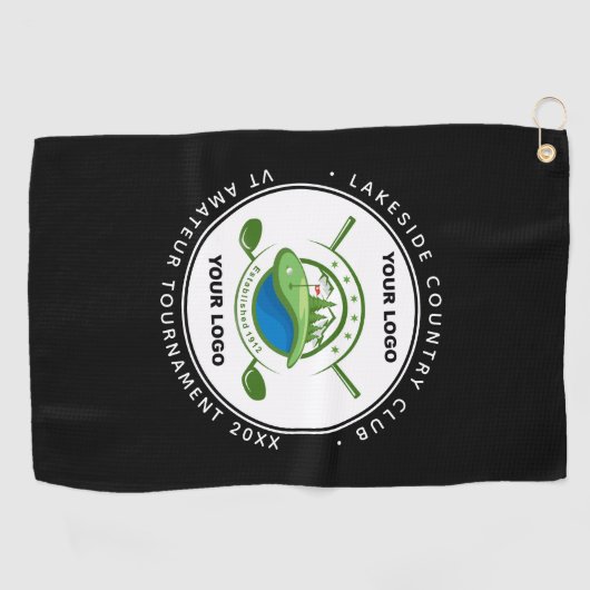 カスタムロゴゴルフクラブスワッグ記念大会 ゴルフタオル (横)