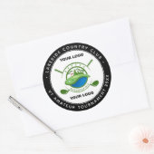 カスタムロゴゴルフクラブスワッグ記念大会 ラウンドシール (封筒)