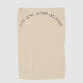 カスタムロゴゴルフタオル ゴルフタオル (正面)