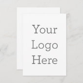 8.9cm x 12.7cmフラットサンキューカード (正面/裏面)