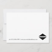 カスタムロゴシンプルエレガントメモカード ノートカード (正面)