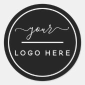 カスタムロゴシンプルシール ラウンドシール (正面)