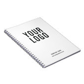 カスタムロゴシンプルホワイトプロモーション ノートブック (右側)