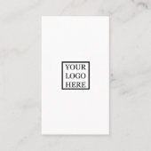 カスタムロゴシンプルミニマルプロフェッショナル 名刺 (正面)