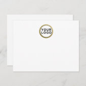 カスタムロゴシンプルメモカード ノートカード (正面/裏面)