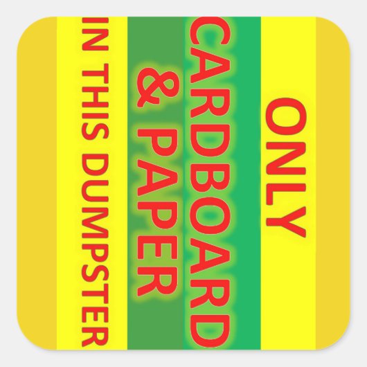 カスタムロゴシール2 スクエアシール (正面)