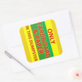 カスタムロゴシール2 スクエアシール (封筒)