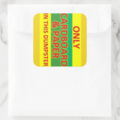 カスタムロゴシール2 スクエアシール (バッグ)