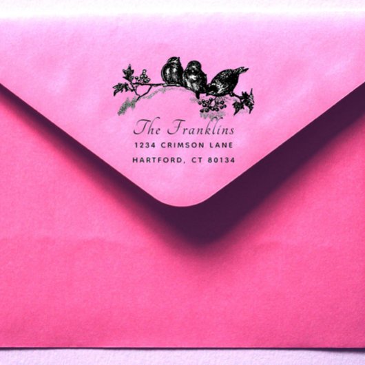 カスタムロゴスクリプトファミリ名差出人住所 セルフインキングスタンプ