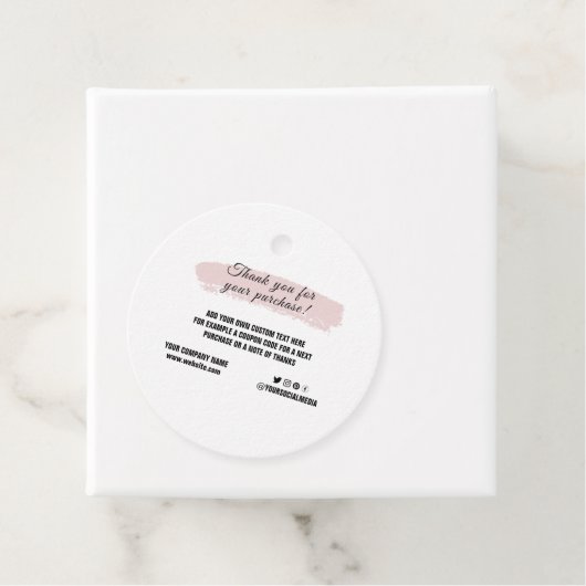 カスタムロゴソーシャルエレガントメディ感謝していア フェイバータグ (インサイチュ)