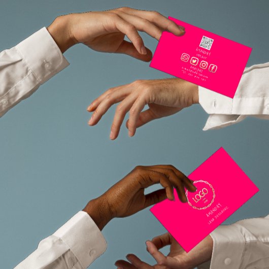 カスタムロゴソーシャルメディアQRコード金ゴールドキャンディ 名刺