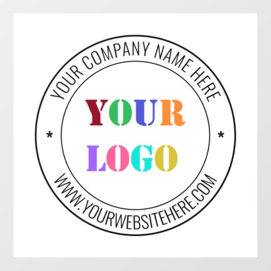 カスタムロゴテキスト ビジネス ウィンドウクリングの例 ウィンドウサイン (シート)