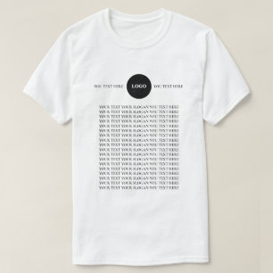 カスタムロゴテキスト ビジネスTシャツ Tシャツ