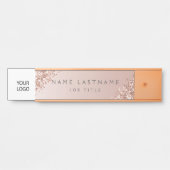 カスタムロゴバラ金ゴールドプロフェッショナル サインプレート (正面)