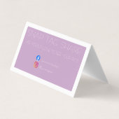 カスタムロゴバリスタエアテリーシックソーシャルメディアアイコン 名刺 (裏面)