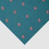 カスタムロゴパターンティール(緑がかった色)のプロモーション 薄葉紙 (詳細)