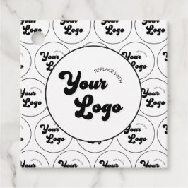 カスタムロゴパターン価格会社小売 フェイバータグ