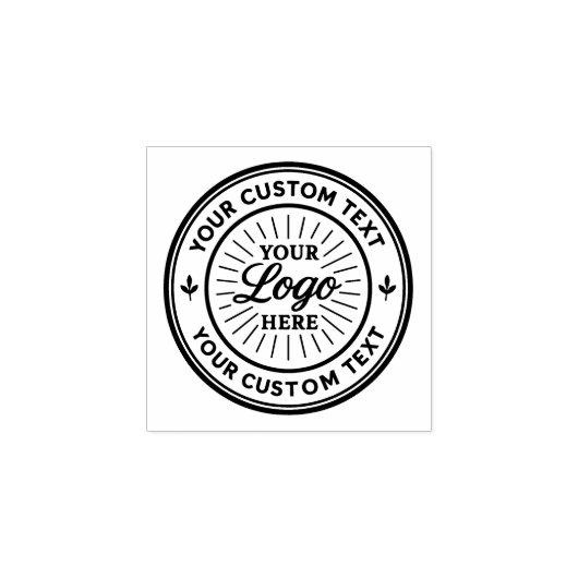 カスタムロゴパーソナライズされた営業ブランディングシール ラバースタンプ (インプリント)