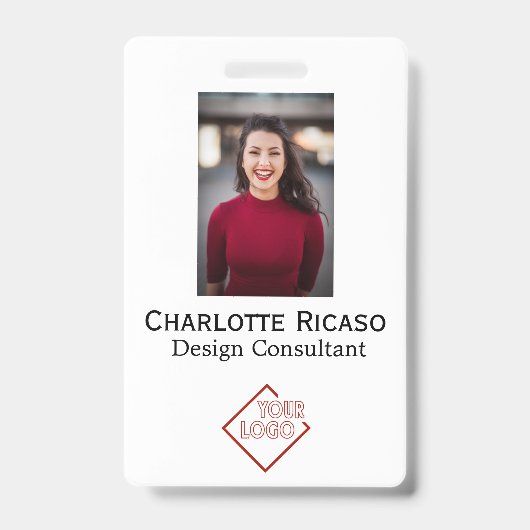 カスタムロゴパーソナライズされた バッジ (正面)