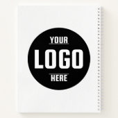 カスタムロゴビジネスの宣伝用スパイラルノート ノートブック (裏面)