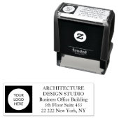 カスタムロゴビジネスプロフェッショナル差出人住所 セルフインキングスタンプ (インサイチュ)