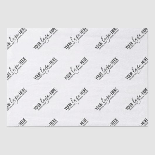 カスタムロゴビジネス企業の会社ブランド基本 薄葉紙 (正面)