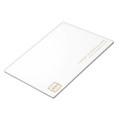 カスタムロゴビジネス会社のプロモーションギフト ノートパッド (アングル)