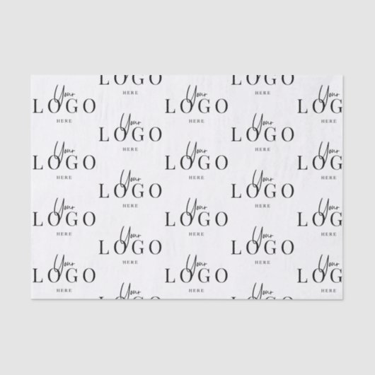 カスタムロゴビジネス会社の包装ティッシュペーパー 薄葉紙 (正面)